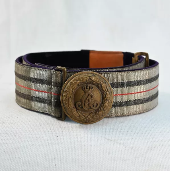 Saxon Weimar -5th Thüringen- Infantry Regiment Officers Belt Visuel 1 principal